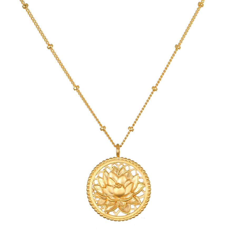 Blessed Beginnings Lotus Necklace