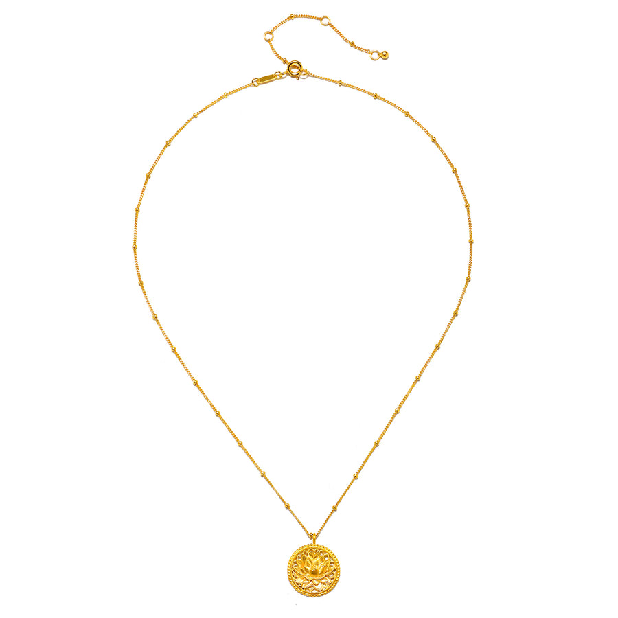 Blessed Beginnings Lotus Necklace