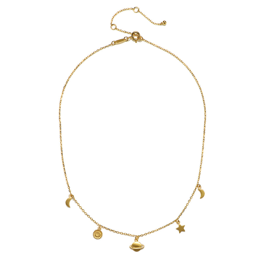 Guardian Goddess Celestial Gold Choker