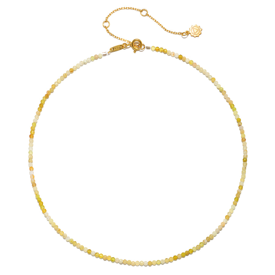 Secure in Self Yellow Opal Solar Plexus Chakra Choker