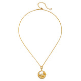The Take Flight Butterfly Pearl Locket Necklace displayed against a simple background, emphasizing its beauty and significance. This spiritual jewelry piece is ideal for meditation and reflects the meanings of transformation and hope.