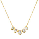 Commence with Clarity White Topaz Lotus Petal Necklace featuring delicate lotus petal designs adorned with white topaz gemstones, symbolizing new beginnings and clarity. This spiritual jewelry piece serves as a meaningful talisman for meditation and manifestation, perfect for those who seek to align their heart and mind while engaging in practices like yoga. Ideal for anyone looking to enhance their spiritual journey with elements of protection and inspiration from the sun and moon.