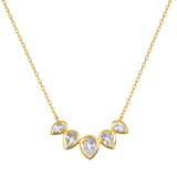 Commence with Clarity White Topaz Lotus Petal Necklace featuring delicate lotus petal designs adorned with white topaz gemstones, symbolizing new beginnings and clarity. This spiritual jewelry piece serves as a meaningful talisman for meditation and manifestation, perfect for those who seek to align their heart and mind while engaging in practices like yoga. Ideal for anyone looking to enhance their spiritual journey with elements of protection and inspiration from the sun and moon.