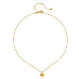 The New Dawn Lotus Necklace displayed elegantly, showcasing its delicate design and adjustable chain length. This spiritual jewelry piece represents renewal and is ideal for those engaged in yoga and meditation practices, serving as a meaningful talisman for manifestation and personal growth.