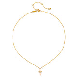 Close-up view of the Honor Your Faith Cross White Topaz Necklace, highlighting the intricate beaded cross and the clarity of the white topaz stone. This spiritual pendant embodies meaning and is perfect for manifesting intentions in daily life.