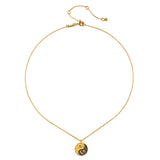 Celestial Balance Yin Yang White Topaz Necklace designed for spiritual jewelry enthusiasts, featuring a beautifully balanced yin yang symbol alongside celestial elements like the sun and moon. This meaningful piece serves as a talisman for meditation, yoga, and personal manifestation, embodying the essence of protection and harmony.