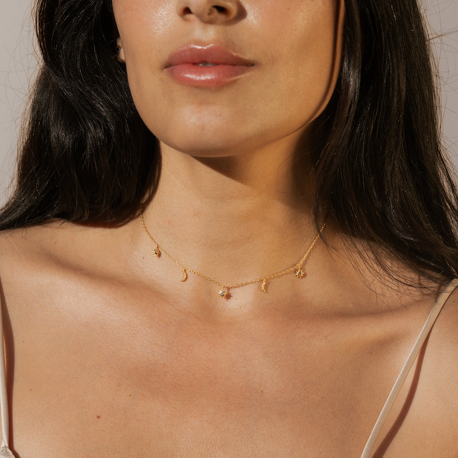 Enchanted Journey Celestial Choker Necklace