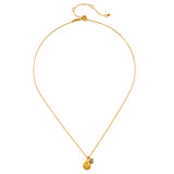 Snake White Topaz Necklace