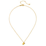 Lotus and Pearl Necklace