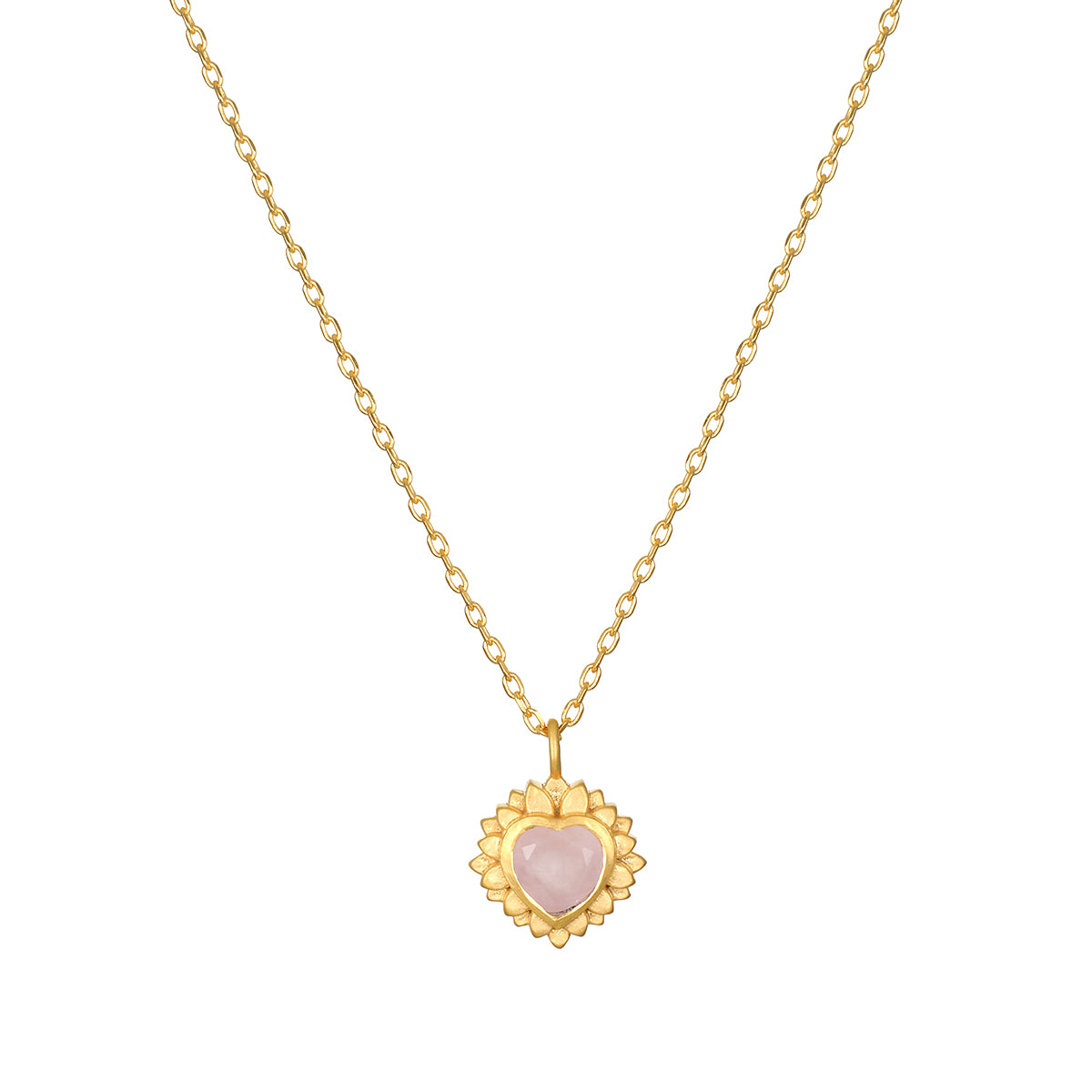 Journey to Love Moonstone Lotus Heart Necklace featuring a heart-shaped moonstone pendant surrounded by delicate lotus petals. This spiritual jewelry piece symbolizes love and transformation, perfect for meditation and as a talisman. Ideal for those practicing yoga or seeking meaningful representation of their zodiac and spiritual journey, this necklace embodies protection and the essence of manifestation.