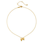 The Sacred Connection White Topaz Lotus Heart Necklace displayed with its adjustable chain, highlighting the beautiful heart pendants that symbolize love and clarity. A perfect talisman for yoga and spiritual practices, this meaningful piece represents protection and manifestation.