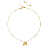 The Sacred Connection White Topaz Lotus Heart Necklace displayed with its adjustable chain, highlighting the beautiful heart pendants that symbolize love and clarity. A perfect talisman for yoga and spiritual practices, this meaningful piece represents protection and manifestation.