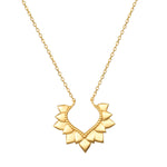 Blooming Love Lotus Petal Necklace showcasing a beautiful gold pendant with overlapping lotus petals, symbolizing new beginnings and resilience. This spiritual jewelry is perfect for meditation, serving as a talisman for protection and meaningful intention, aligning with themes of yoga and manifestation.