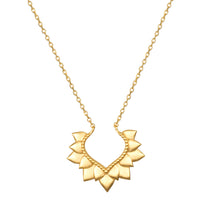Blooming Love Lotus Petal Necklace showcasing a beautiful gold pendant with overlapping lotus petals, symbolizing new beginnings and resilience. This spiritual jewelry is perfect for meditation, serving as a talisman for protection and meaningful intention, aligning with themes of yoga and manifestation.
