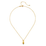 The Love Potion Lotus Vessel Necklace displayed elegantly on a plain background, highlighting its stunning gold finish and lotus design. This exquisite spiritual jewelry serves as a meaningful talisman for those interested in spirituality and meditation, ideal for enhancing one's yoga practice and personal protection through its symbolism of abundance.