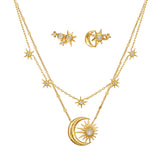 Guided by Intuition Celestial Necklace & Earring Set