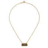 The elegant Self Evolution Moon Phase Necklace displayed against a white backdrop, highlighting its unique design and spiritual significance, ideal for those seeking protection and meaning in their jewelry.