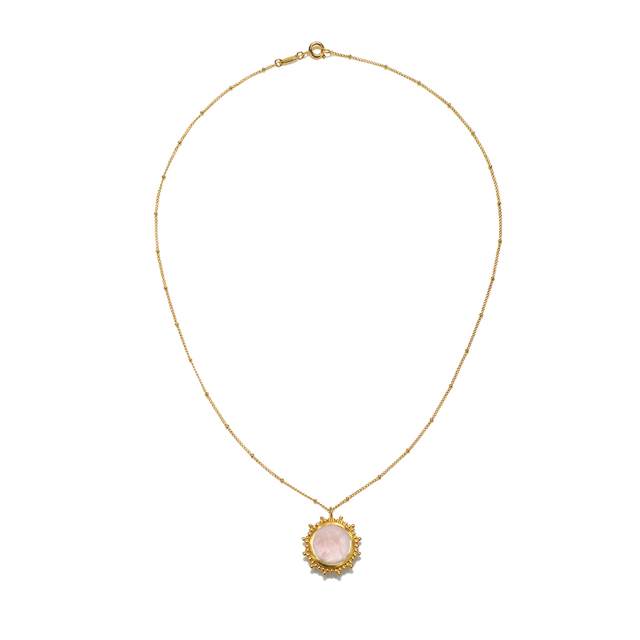 Unlimited Compassion Rose Quartz Gemstone Necklace