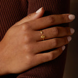 Hamsa & Evil Eye Adjustable Ring