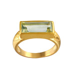 Beautiful Blooming Splendor Lotus Green Amethyst Ring displayed elegantly, showcasing its stunning faceted green amethyst, perfect for spiritual jewelry and meditation energy. A meaningful talisman reflecting the essence of the moon and zodiac, ideal for manifestation and yoga.