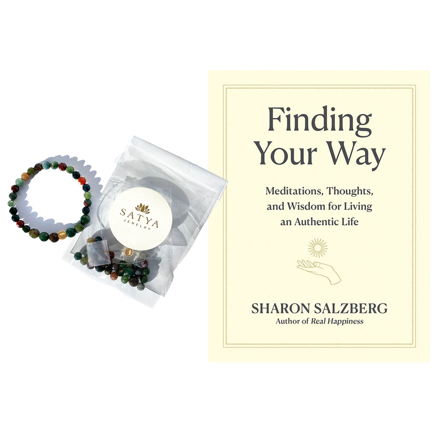 Renewed Creativity Fancy Jasper Bracelet Mala & Book Kit