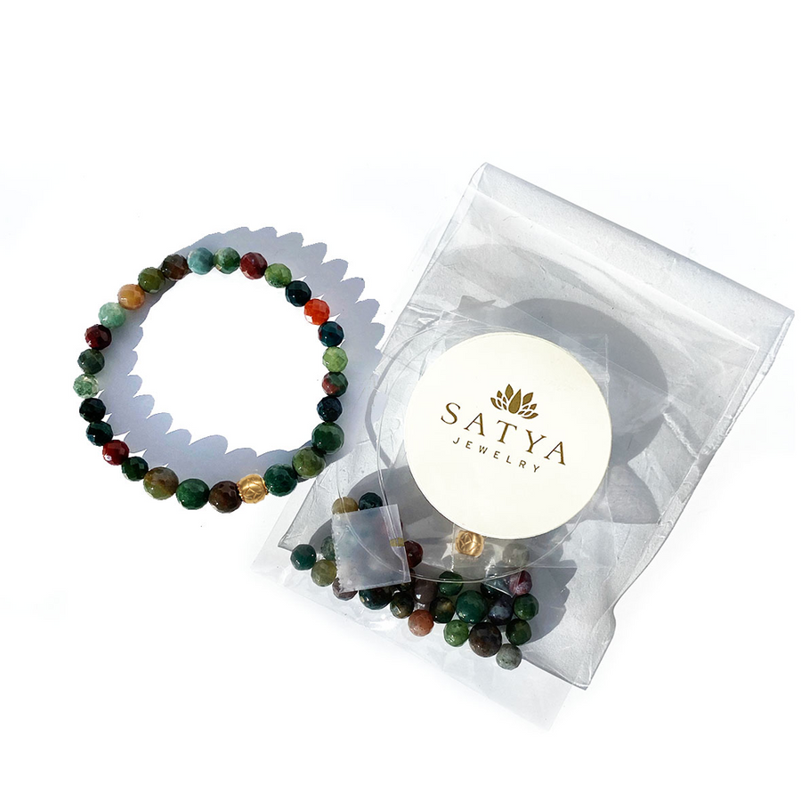 Renewed Creativity Fancy Jasper Bracelet Mala & Book Kit