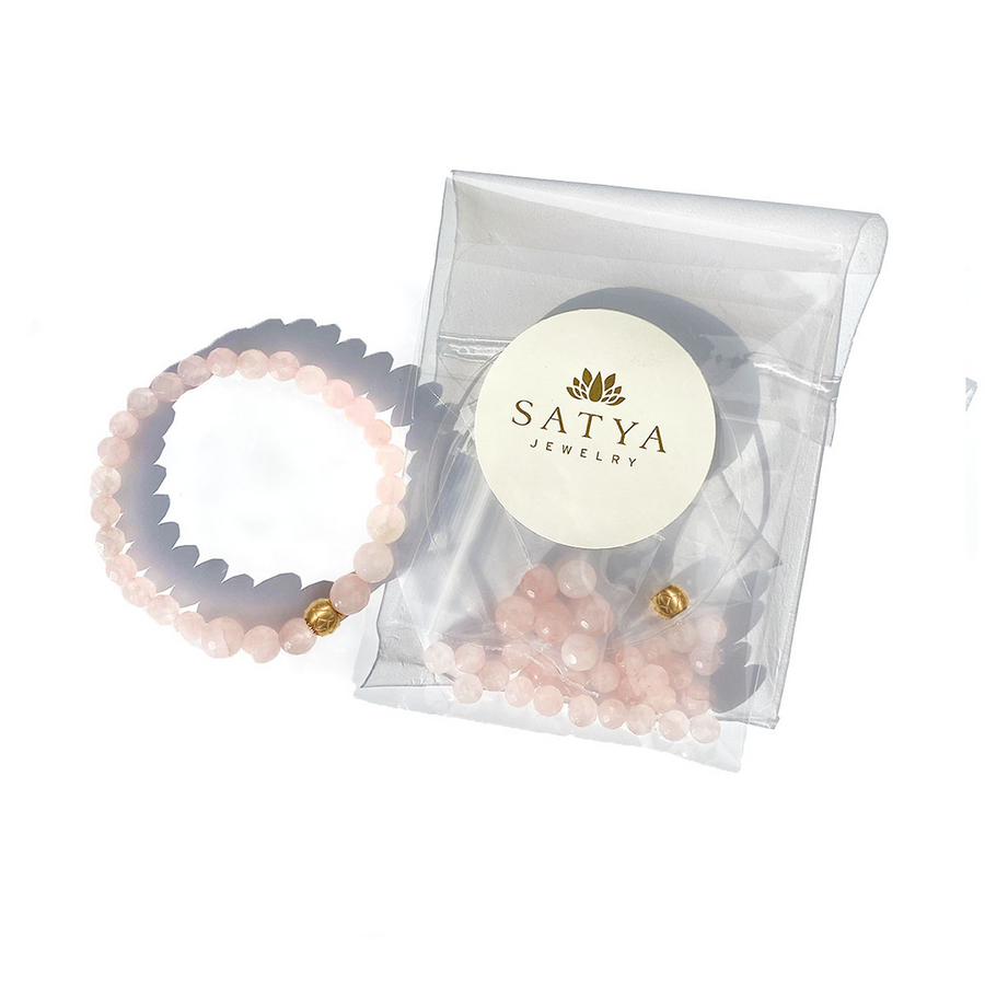 Renewed Love Rose Quartz Bracelet Mala & Book Kit