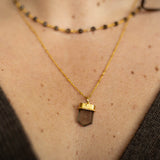 Taryn Truly Bestie Smoky Quartz Necklace