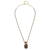 Taryn Truly Carry Peace Smoky Quartz Bottle Necklace