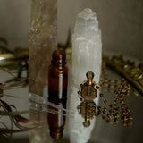 Taryn Truly Carry Peace Smoky Quartz Bottle Necklace