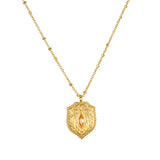 Taryn Truly Protect Your Peace Citrine Necklace