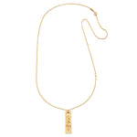 Story of Libra Zodiac Necklace displayed elegantly, featuring a gold-plated pendant that embodies the essence of the Libra zodiac, with a focus on protection and balance, ideal for yoga practice and spiritual exploration. Its design resonates with the meanings of zodiac signs and personal growth.