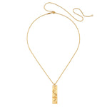 Story of Sagittarius Zodiac Necklace featuring an 18kt gold plated pendant symbolizing the fire sign Sagittarius. This spiritual jewelry piece serves as a meaningful talisman for individuals exploring their zodiac identity. With its connection to meditation and the zodiac's celestial guidance, this necklace embodies protection and essence of the sun and moon, making it perfect for yoga practitioners and those interested in spiritual manifestation.