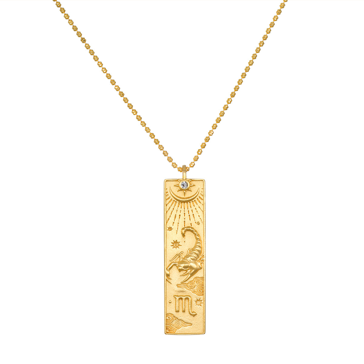 Story of Scorpio Zodiac Necklace featuring intricate designs with a scorpion motif, symbolizing protection and strength. This spiritual jewelry reflects the essence of Scorpio, making it a meaningful talisman for meditation and manifestation. Ideal for yoga enthusiasts and those who resonate with zodiac meanings.