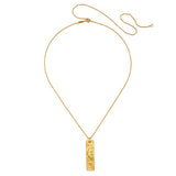 Story of Virgo Zodiac Necklace featuring a beautiful design with a golden finish. This spiritual jewelry captures the essence of Virgo, incorporating elements of the sun and moon, perfect for meditation and manifestation. Wear it as a meaningful talisman that aligns with your zodiac sign, ideal for yoga practices and a reminder of protection and spiritual connection.