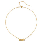 Scorpio Transformation Zodiac Script Necklace, a meaningful piece of spiritual jewelry featuring the word 'Scorpio' in an elegant script. Crafted with care, this talisman embodies the essence of zodiac energy, perfect for meditation and manifestation practices. Ideal for yoga enthusiasts seeking spiritual connection, this necklace symbolizes transformation and emotional depth, making it a protective charm infused with the energy of the sun and moon.