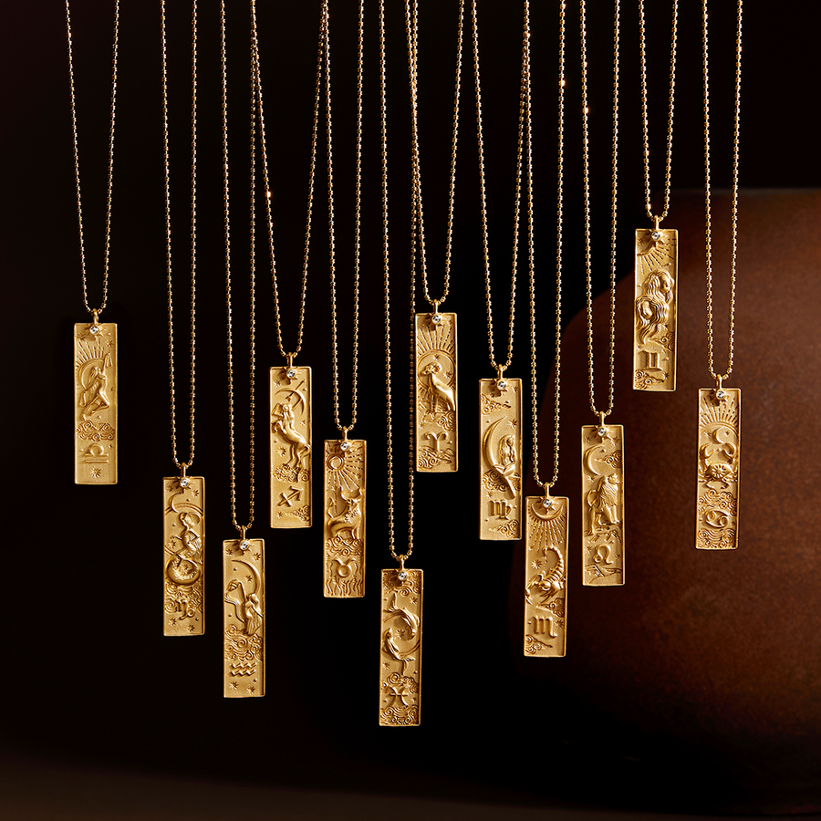 Story of Gemini Zodiac Necklace