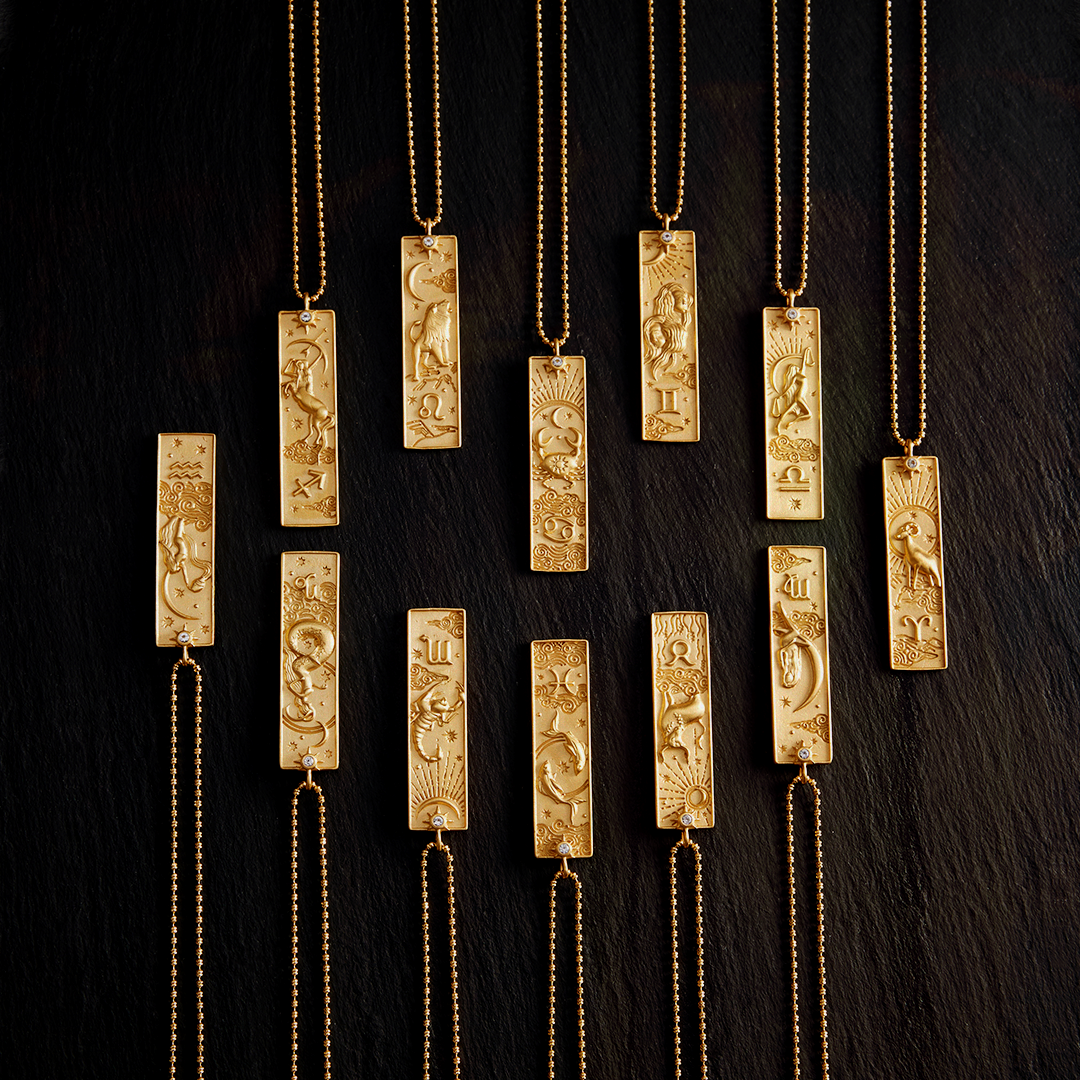 Story of Capricorn Zodiac Necklace displayed elegantly, showcasing the intricate design of spiritual jewelry inspired by astrology, perfect for meditation and as a talisman for zodiac enthusiasts. This meaningful piece embodies protection and charm, connecting the sun, moon, and yoga practices.