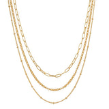 Layered Beauty Multiple Chain Necklace featuring multiple strands in a stylish design, perfect for spiritual jewelry enthusiasts. This beautiful piece embodies the essence of meditation and is ideal for yoga practitioners seeking meaningful accessories that symbolize protection and manifestation.