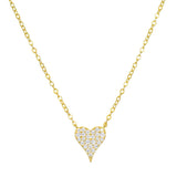 Pave Heart Necklace