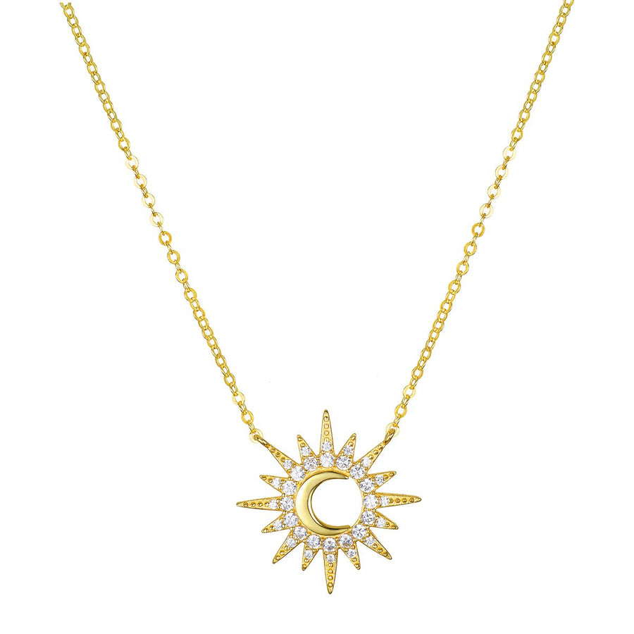 Sun and Moon Necklace