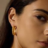Circle of Light Hoop Earrings