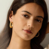 Circle of Light Hoop Earrings