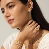Follow the Moon and Stars Stud Earrings