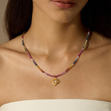 Guided by Truth Sapphire Celestial Necklace
