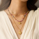 Guided by Truth Sapphire Celestial Necklace