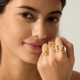 Honor Your Wisdom Rainbow Moonstone Ring