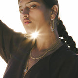Intuitive Path Labradorite Hoop Earrings
