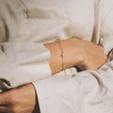 New Beginnings Lotus Cord Bracelet