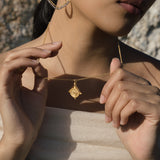 Path of Awakening Labradorite Lotus Spinner Necklace